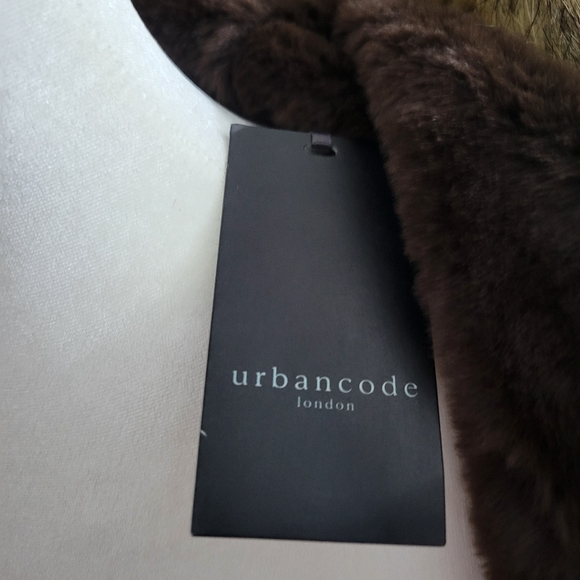 NWT Urban Code Coat Faux Suede Parka - Picture 6 of 9